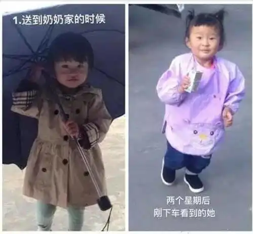 宝妈照顾不来双胞胎,送一个让乡下婆婆带,才半年俩娃差距已拉开