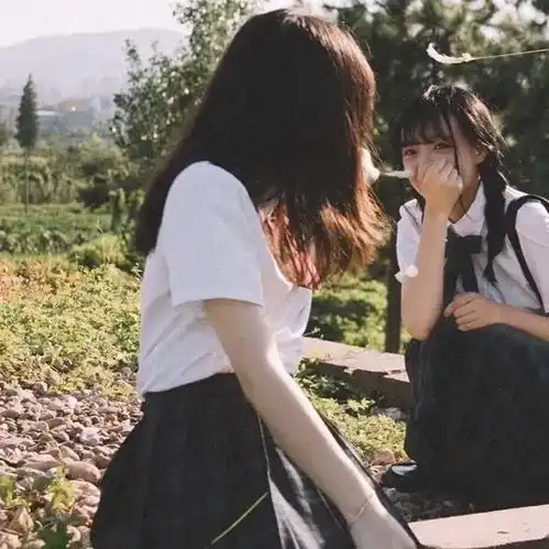 头像好看又温柔的三人闺蜜头像