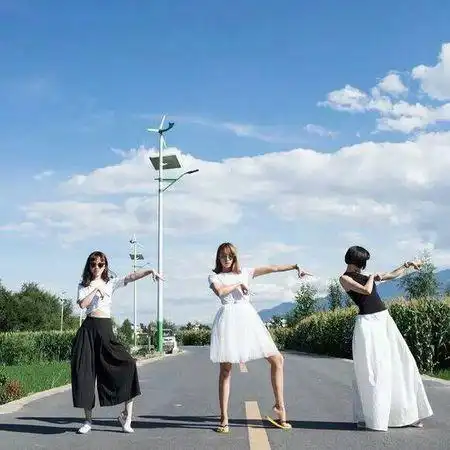 一路成长的三人闺蜜头像友谊万岁