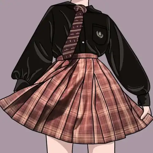 百褶裙女孩有些人光是遇见就已经很美好了