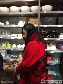 张柏芝母子三人逛超市引狂拍quintus可爱超贴心