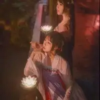 古风真人闺蜜头像一对两张微信头像图片大全