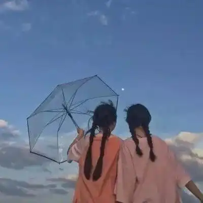 超甜闺蜜基友情头三五知己,谈笑风生
