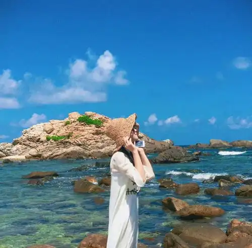 一家三口,出发三亚