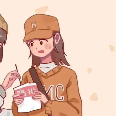 闺蜜头像一人一半两人动漫