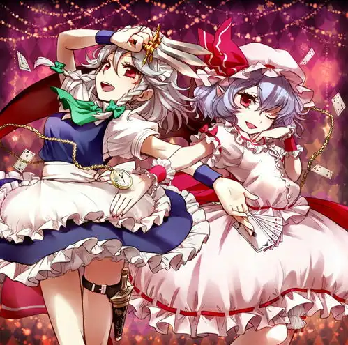 东方美图集梦幻红魔组十六夜咲夜蕾米莉亚斯卡雷特