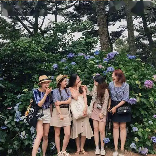 这样的闺蜜出游照也太美好了吧