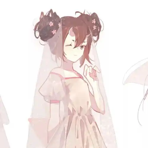 手绘动漫女头你的头像真好看