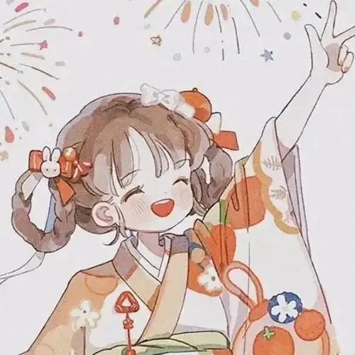 头像遇见是福,分开也是