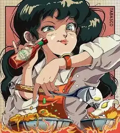 复古系人像插画,配色非常有趣哦
