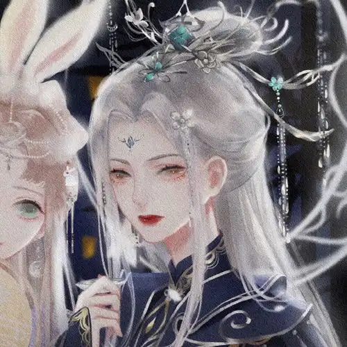 古风情头闺蜜系列壁纸头像红尘千丈,诉不尽繁花似锦